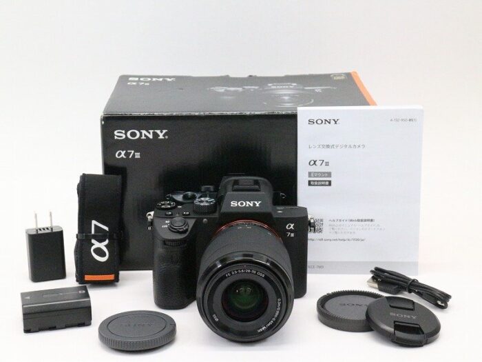 東京都調布市にて、SONY α7III ILCE-7M3 ズームレンズキット ミラーレス 一眼カメラを買い取らせていただきました